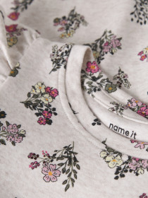 NAME IT Langærmet Bluse Doritta Peyote Melange